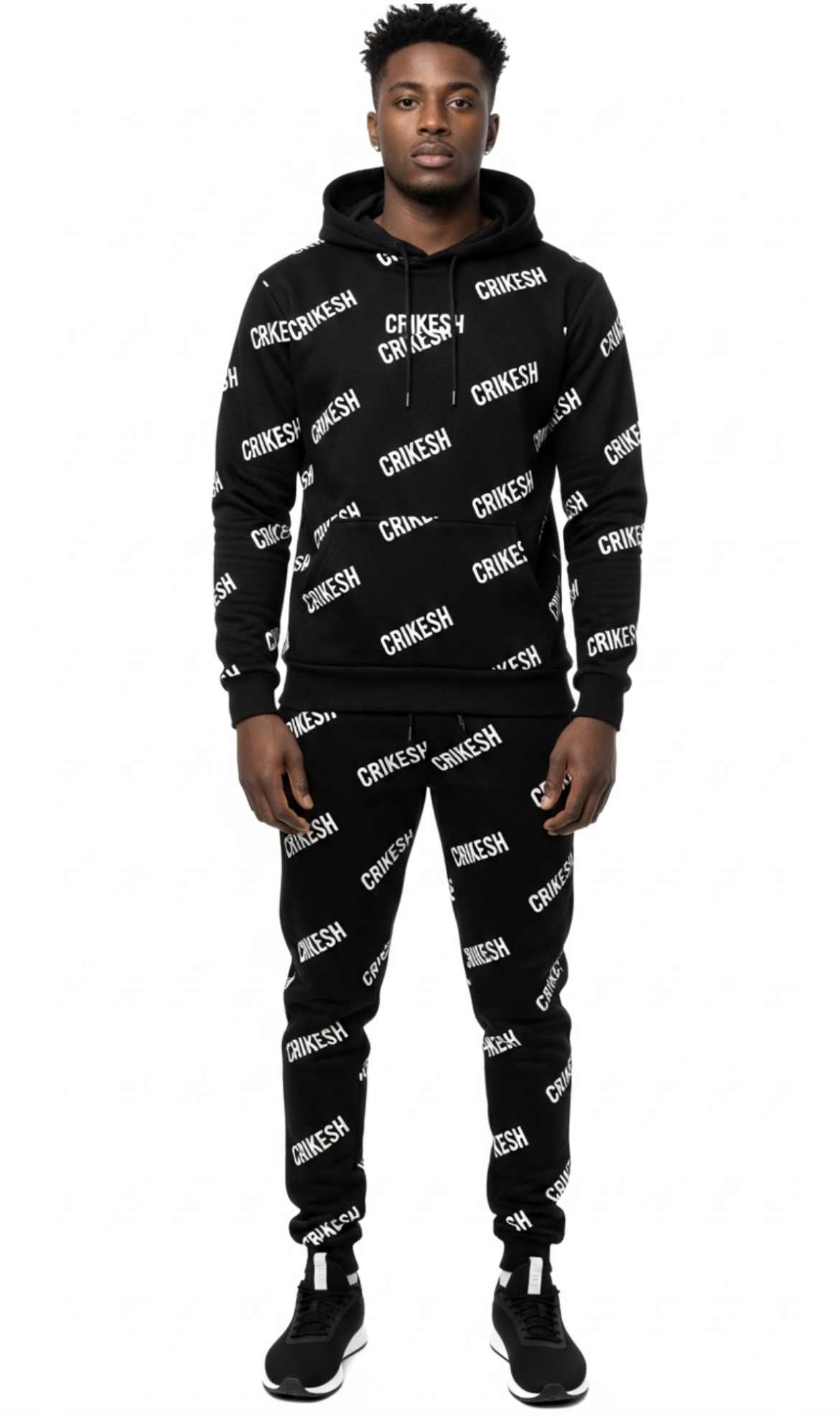 Offkey atlas press button tracksuit big and bold is an understatement